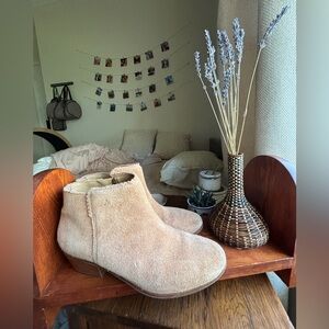 Jack Roger’s Tan Suede Ankle Boots